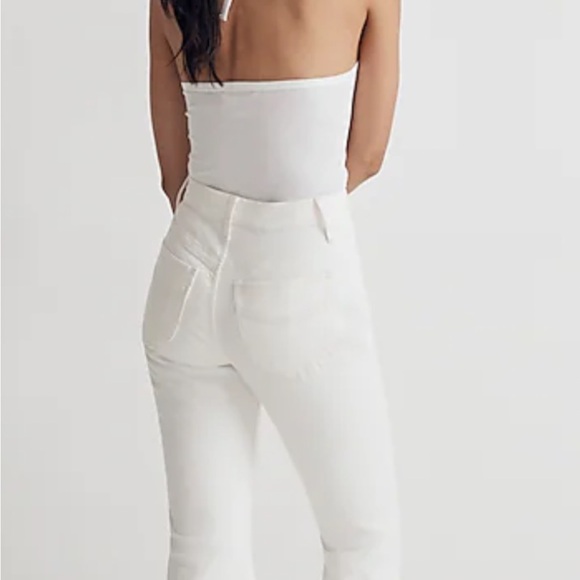 NWT Madewell size 32 The perfect vintage flare jean in white - Picture 3 of 12